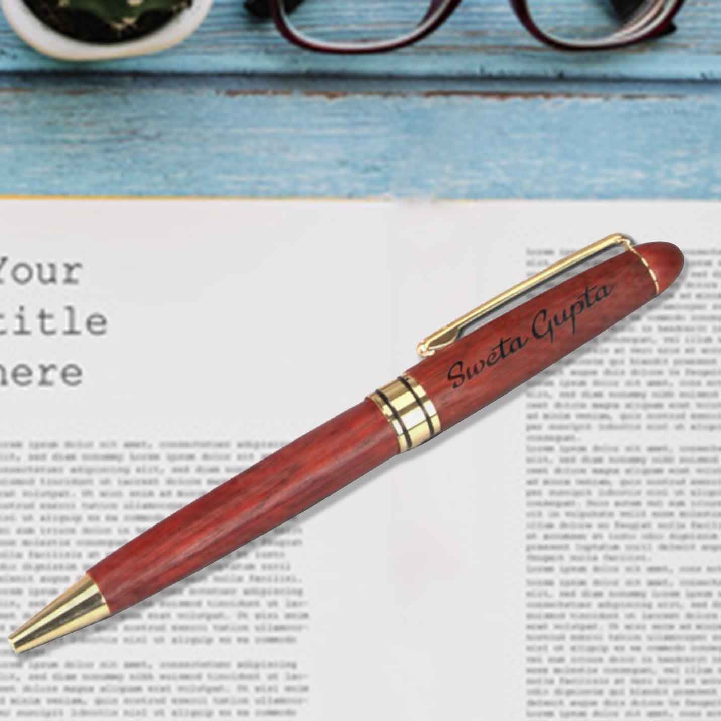 Personalised Wooden Pen